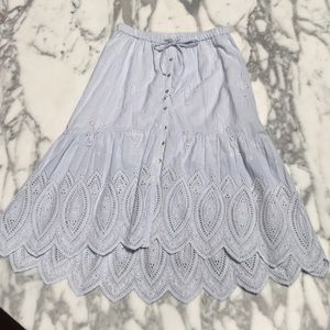 Joie Chantoya Eyelet Skirt
